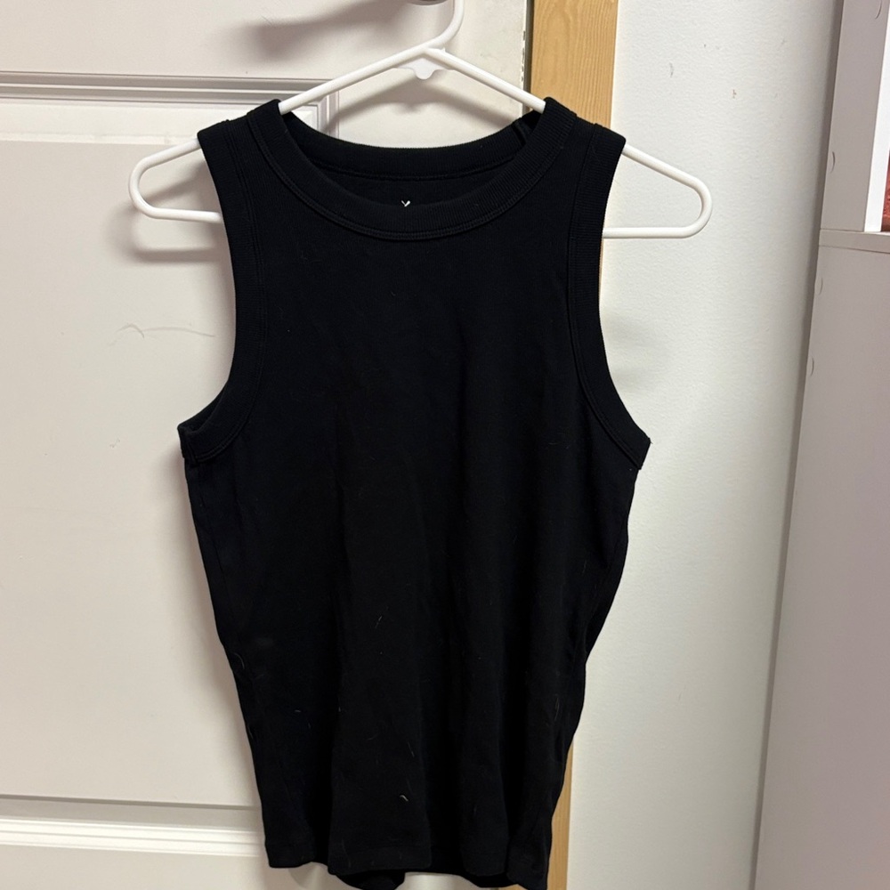 Denver Hayes Black Ribbed Tank